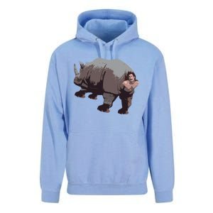 Ace Rhino Funny Unisex Surf Hoodie