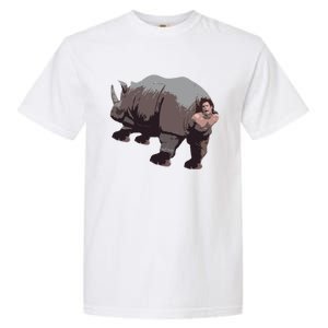 Ace Rhino Funny Garment-Dyed Heavyweight T-Shirt