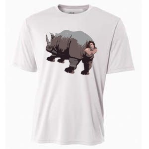 Ace Rhino Funny Cooling Performance Crew T-Shirt