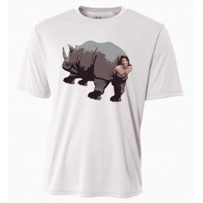 Ace Rhino Funny Cooling Performance Crew T-Shirt