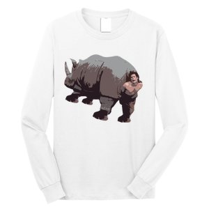 Ace Rhino Funny Long Sleeve Shirt