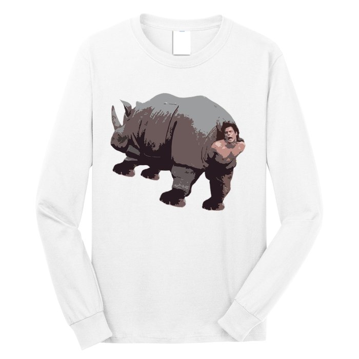 Ace Rhino Funny Long Sleeve Shirt