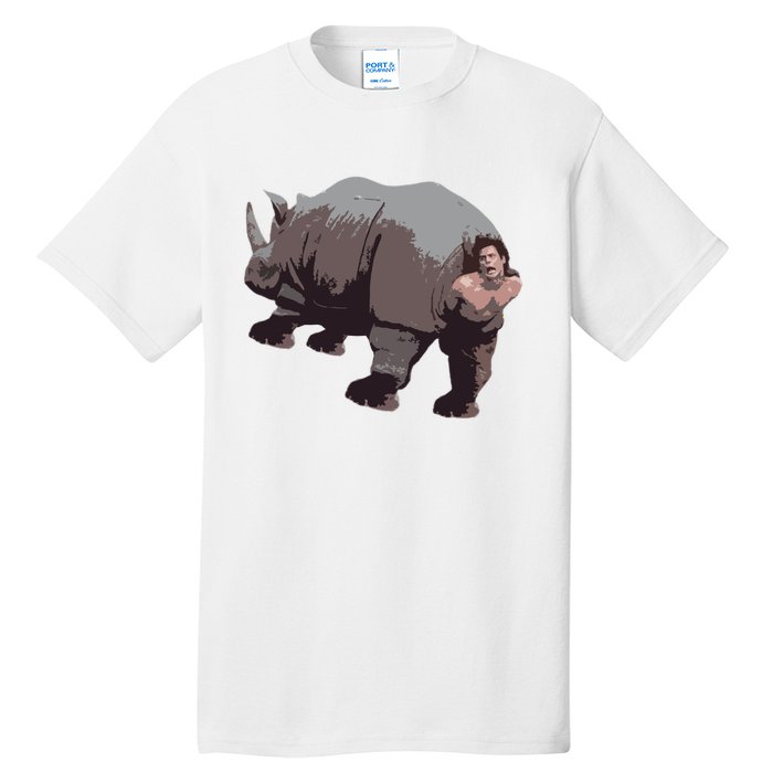 Ace Rhino Funny Tall T-Shirt