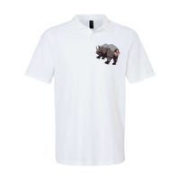 Ace Rhino Funny Softstyle Adult Sport Polo