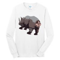 Ace Rhino Funny Tall Long Sleeve T-Shirt