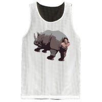 Ace Rhino Funny Mesh Reversible Basketball Jersey Tank