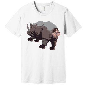 Ace Rhino Funny Premium T-Shirt