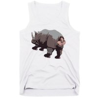 Ace Rhino Funny Tank Top