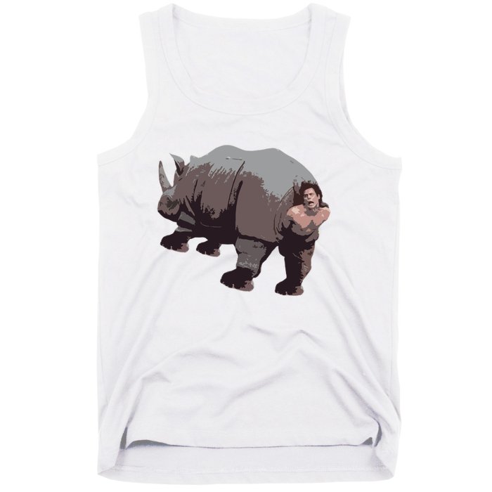 Ace Rhino Funny Tank Top