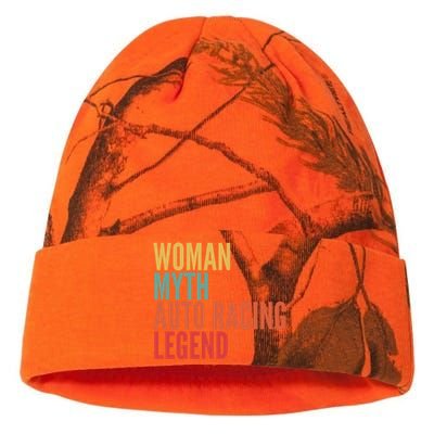 Auto Racing Gift Myth Auto Racing Legend Funny Gift Kati Licensed 12" Camo Beanie