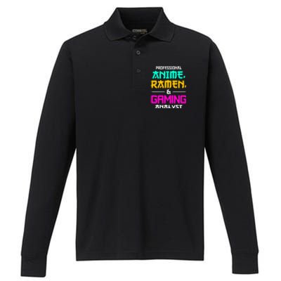 Anime Ra Gaming Gamer Lover Gift Performance Long Sleeve Polo