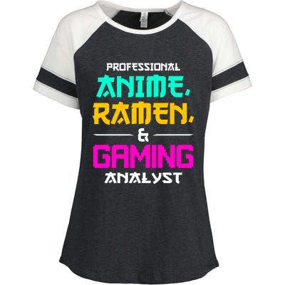 Anime Ra Gaming Gamer Lover Gift Enza Ladies Jersey Colorblock Tee