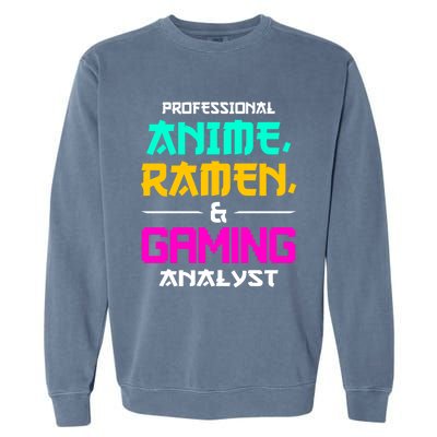 Anime Ra Gaming Gamer Lover Gift Garment-Dyed Sweatshirt