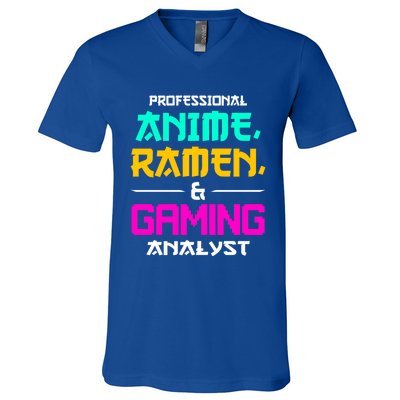 Anime Ra Gaming Gamer Lover Gift V-Neck T-Shirt