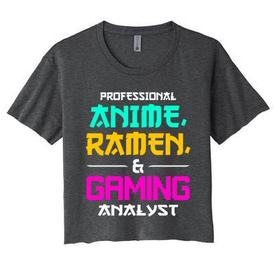 Anime Ra Gaming Gamer Lover Gift Women's Crop Top Tee