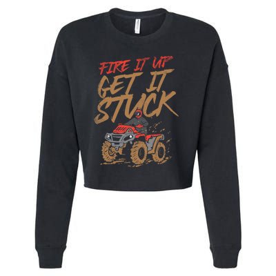 Atv Rider Gifts Four Wheeler Accessories Cropped Pullover Crew