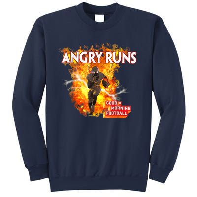 Angry Runs Good Morning Football Sport Lover Football Fan Sweatshirt