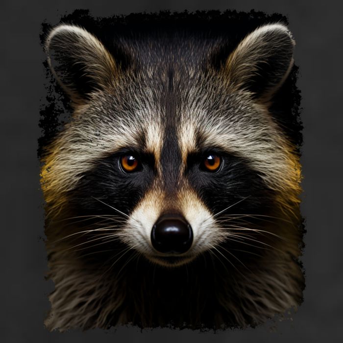 A Racoon Gift Adult Drive Performance Visor