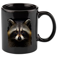 A Racoon Gift 11oz C Handle Ceramic Mug