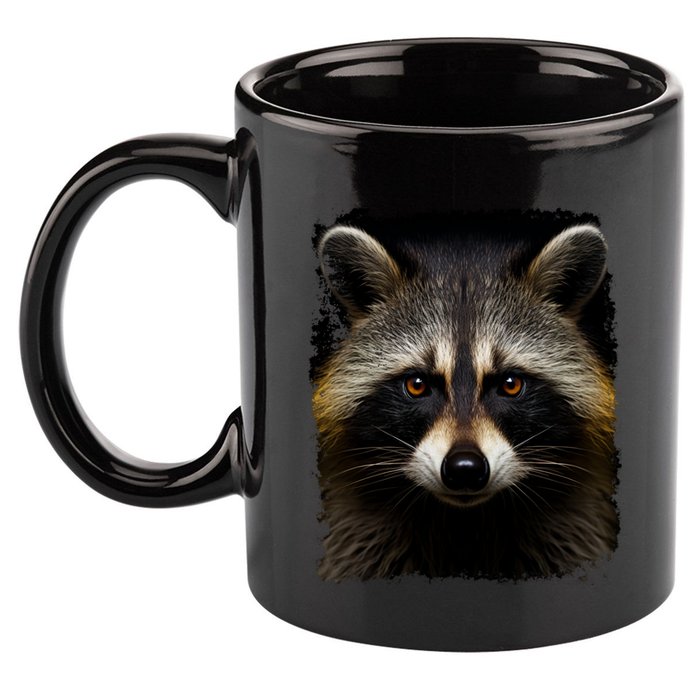 A Racoon Gift 11oz C Handle Ceramic Mug
