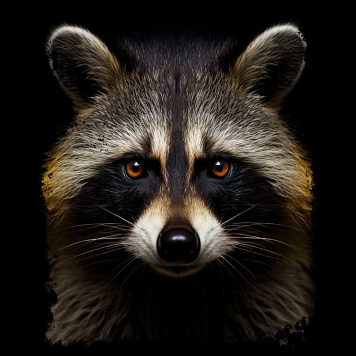 A Racoon Gift Drawstring Bag