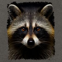 A Racoon Gift Cotton Canvas Backpack