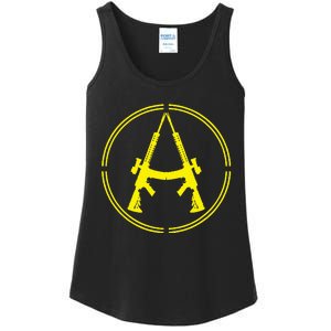 Anarchist Rifles Guns Libertarian Ancap Anarcho Capitalist Ladies Essential Tank