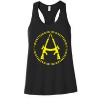 Anarchist Rifles Guns Libertarian Ancap Anarcho Capitalist Women's Racerback Tank