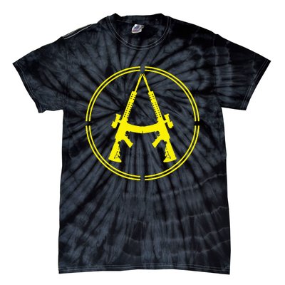 Anarchist Rifles Guns Libertarian Ancap Anarcho Capitalist Tie-Dye T-Shirt