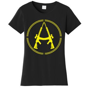 Anarchist Rifles Guns Libertarian Ancap Anarcho Capitalist Women's T-Shirt