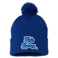 Auto Racing Gift Pom Pom 12in Knit Beanie