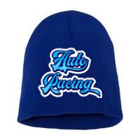 Auto Racing Gift Short Acrylic Beanie