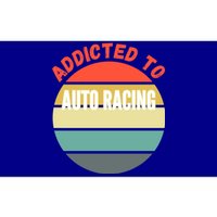 Auto Racing Gift Addicted To Auto Racing Cool Gift Bumper Sticker