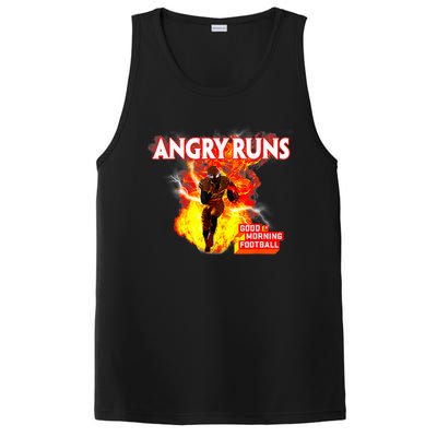 Angry Runs Good Morning Football Sport Lover Football PosiCharge Competitor Tank