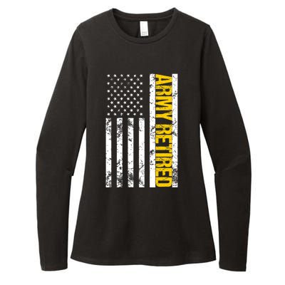 Army Retired Gift Military U.S. Army Retirement Womens CVC Long Sleeve Shirt