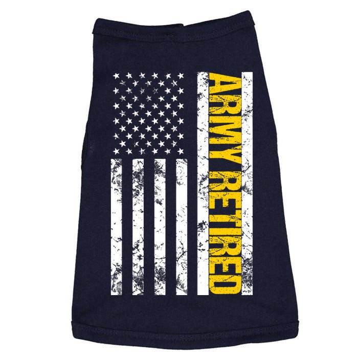 Army Retired Gift Military U.S. Army Retirement Doggie Tank