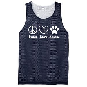 Animal Rescue Gifts Men Women Kids Peace Love Adopt Dog Cat Mesh Reversible Basketball Jersey Tank