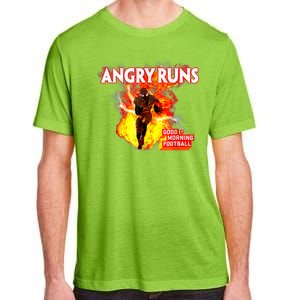 Angry Runs Good Morning Football Adult ChromaSoft Performance T-Shirt