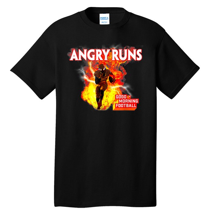 Angry Runs Good Morning Football Tall T-Shirt