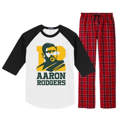 Aaron Rodgers Green Bay Raglan Sleeve Pajama Set