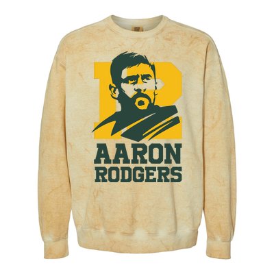 Aaron Rodgers Green Bay Colorblast Crewneck Sweatshirt