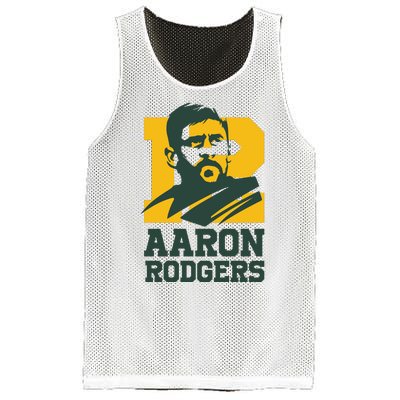 Aaron Rodgers Green Bay Mesh Reversible Basketball Jersey Tank