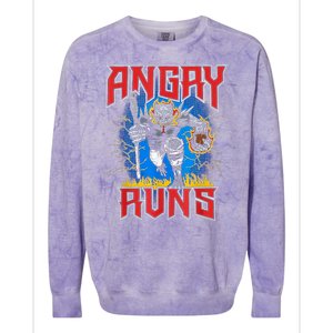 Angry Runs Good Morning Colorblast Crewneck Sweatshirt