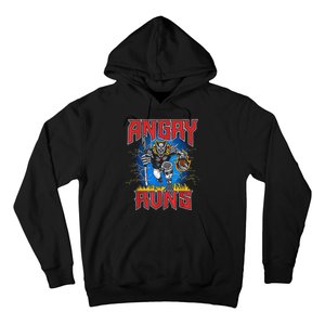 Angry Runs Good Morning Hoodie