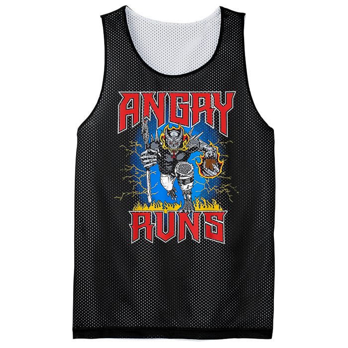 Angry Runs Good Morning Mesh Reversible Basketball Jersey Tank