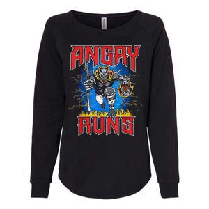 Angry Runs Good Morning Womens California Wash Sweatshirt