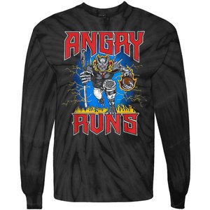 Angry Runs Good Morning Tie-Dye Long Sleeve Shirt