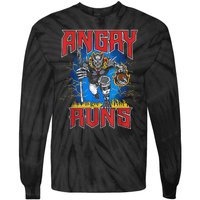 Angry Runs Good Morning Tie-Dye Long Sleeve Shirt