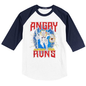 Angry Runs Good Morning Baseball Sleeve Shirt