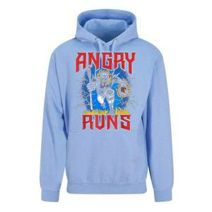 Angry Runs Good Morning Unisex Surf Hoodie